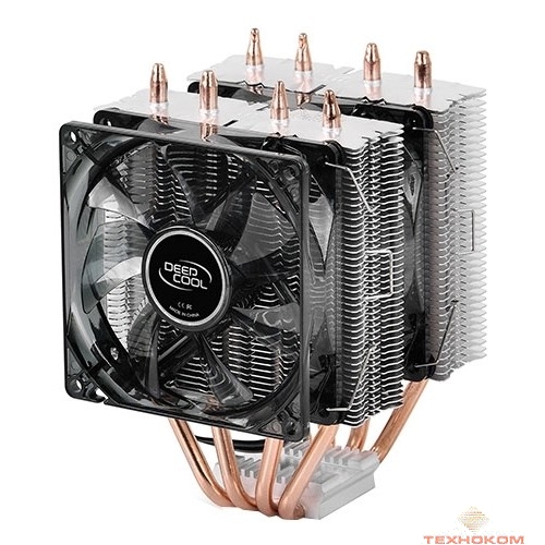 Cooler Deepcool  FROSTWIN LED {Soc-2011/1366/1155/1156/775, AMD-FM1/AM3/AM2+/AM2, TDP 150W}