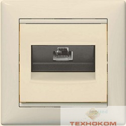 Legrand 774138 RJ45 UTP кат5е 1в Valena слк вн ( позиция состоит из 2 частей: планка и розетка)