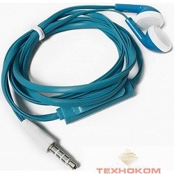 CBR Travel Sound "Flat" Blue Наушники-вкладыши c микрофоном