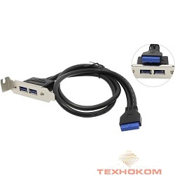 Espada Планка в корпус USB3.0 - 2 порта, низкопрофильная ( EBRT-2USB3LOW)