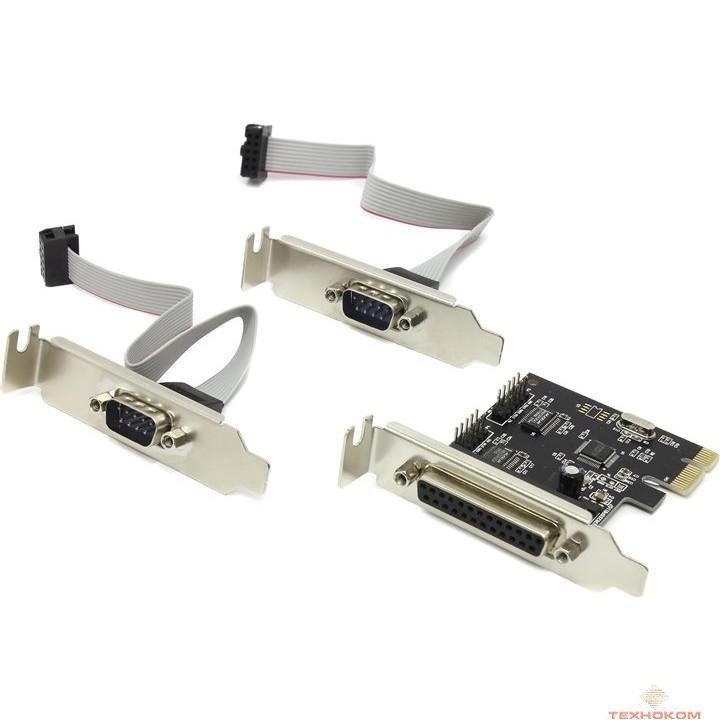Espada Контроллер PCI-E, 2S1P port, WCH382, модель PCIe2S1PLWCH,low profile, oem (41666)