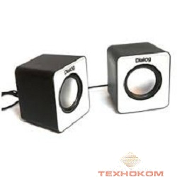 Dialog Colibri AC-02UP BLACK-WHITE {акустические колонки 2.0, 5W RMS, питание от USB}