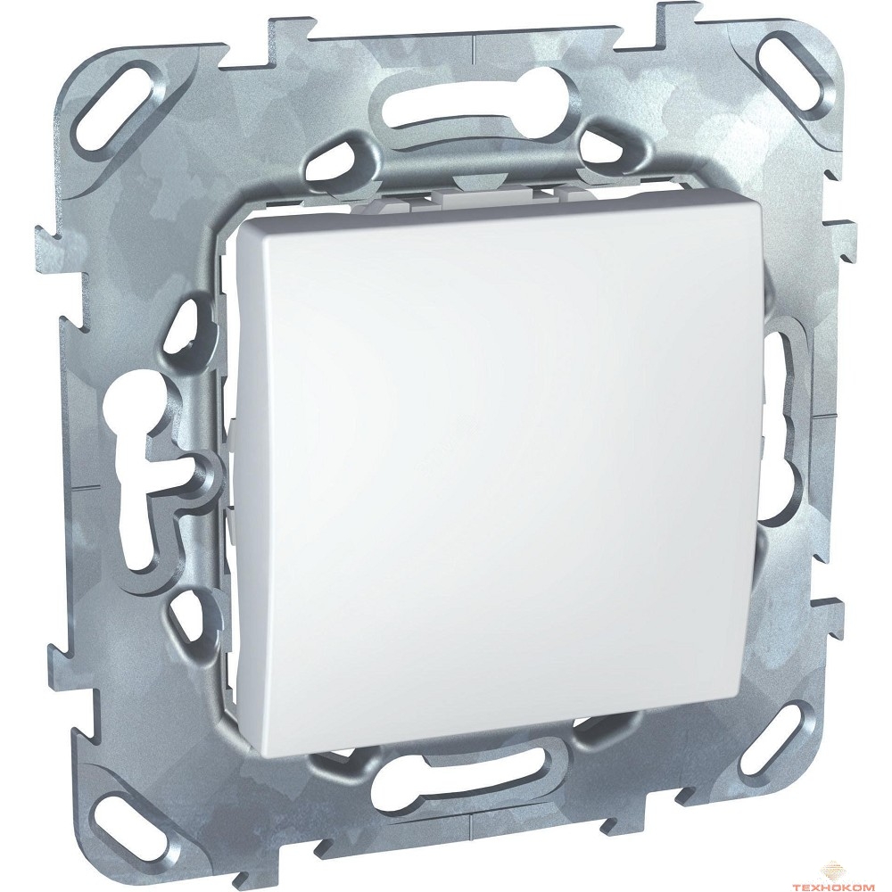 Schneider-electric MGU5.203.18ZD UNICA ПЕРЕКЛЮЧАТЕЛЬ 1-клавишный, сх. 6, 10  А X , 250 В, БЕЛЫЙ
