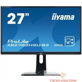 IIYAMA 27" XB2783HSU-B3 черный {VA LED 1920x1080 4ms 16:9 3000:1 300cd 178гр/178гр D-Sub DisplayPort HDMI}