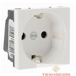 Legrand 077213 РОЗЕТКА 2К+3 ПРАВАЯ - ПРОГРАММА MOSAIC - НЕМЕЦКИЙ СТАНДАРТ - 2 МОДУЛЯ - БЕЛАЯ