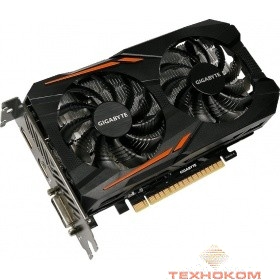 Gigabyte GV-N1050OC-3GD RTL {GDDR5, 96bit, DVI+HDMI+DP}