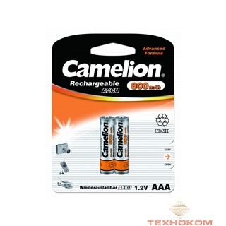 Camelion   AAA- 800mAh Ni-Mh BL-2 (NH-AAA800BP2, аккумулятор,1.2В)