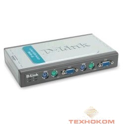 D-Link DKVM-4K/A7B/B1A 4-портовый KVM-переключатель с портами PS2