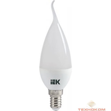 Iek LLE-CB35-5-230-30-E14 Лампа светодиодная ECO CB35 свеча на ветру 5Вт 230В 3000К E14 IEK
