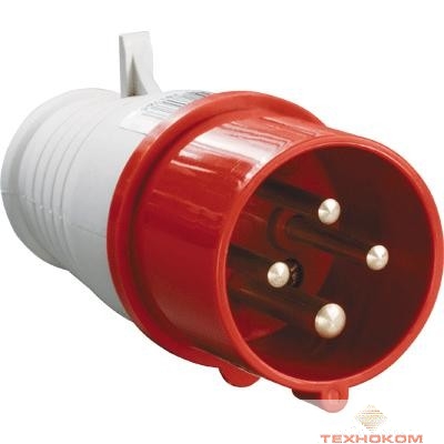 Iek PSN02-032-4 Вилка переносная ССИ-024 32А-6ч/380-415В 3Р + РЕ IP44 MAGNUM ИЭК