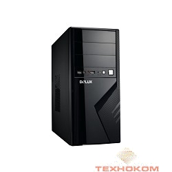 MidiTower DELUX 2817(B) ATX 2.03 420W (silver-black)