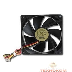 Gembird Вентилятор для корпуса 92x92x25mm, ball, узкий разъем 3 pin [FANCASE2/BALL]