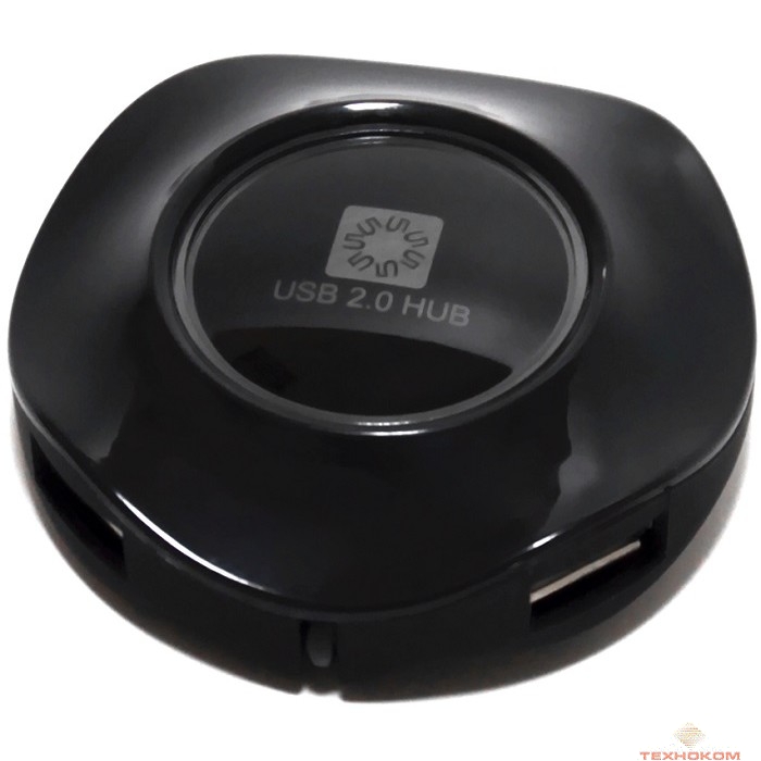 5bites HB24-206BK Концентратор 4*USB2.0 / USB PLUG / BLACK