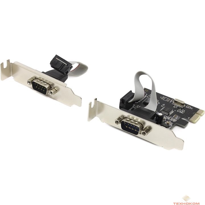 Espada Контроллер PCI-E, 2S port, WCH382, модель PCIe2SLWCH, low profile, oem (41664)