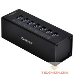 ORICO A3H7-BK USB-концентратор ORICO A3H7 (черный)