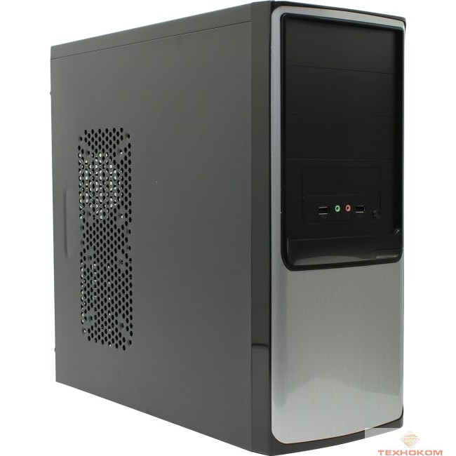 MidiTower QoRi-3335B 2*USB2.0, audio, reset, ATX, w/o PSU