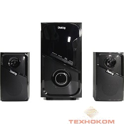 Dialog Progressive AP-225 BLACK - акустические колонки 2.1, 30W+2*15W RMS,Bluetooth,FM,USB+SD reade