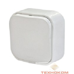 Legrand 782200 Выключатель 10A одноклавишный Quteo (Белый)