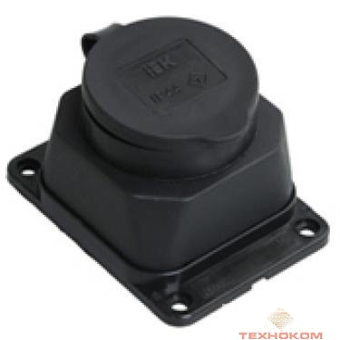 Iek PKR11-016-2-K02 РБ13-1-0м Розетка с защитной крышкой настенная ОМЕГА IP44