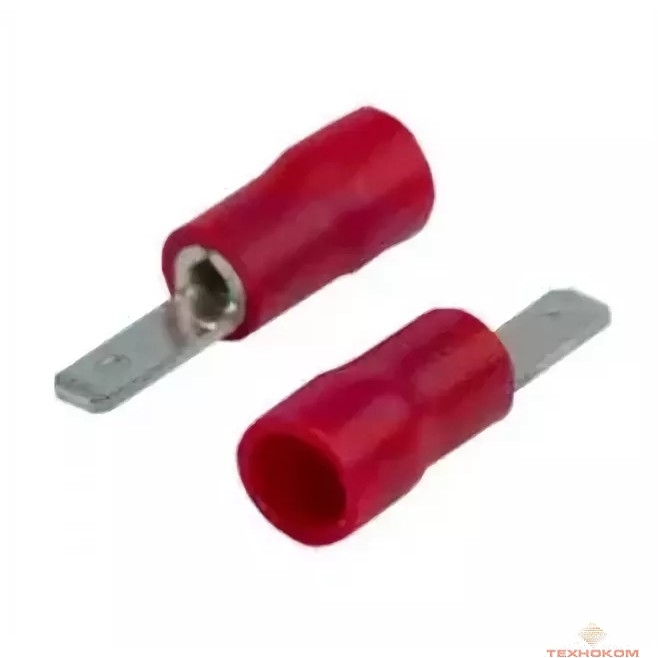 REXANT (08-0311) КЛЕММА ПЛОСКАЯ изолированная (КПИ штекер - 2.8мм)  0.5-1.5мм/кв  (VM1.25-110(8))  (100 шт в уп.)