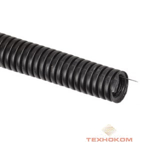 IEK (CTG20-20-K02-050-1) Труба гофр.ПНД d 20 с зондом (50 м)  черный