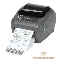 Zebra GK420d [GK42-202520-000] Черный {DT, 203 dpi, Euro and UK cord, EPL, ZPLII, USB, Serial, Centronics Parallel}