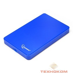 Gembird EE2-U2S-40P-B Внешний корпус 2.5" Gembird EE2-U2S-40P-B, синий, USB 2.0, SATA, пластик
