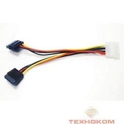 Gembird Кабель Serial ATA Power converter (на два устройства) Gembird [CC-SATA-PSY]