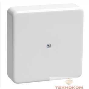 Iek UKO10-075-075-020-K01 Коробка КМ41212-01 распаячная для о/п 75х75х20 мм белая (6 клемм 6мм2)