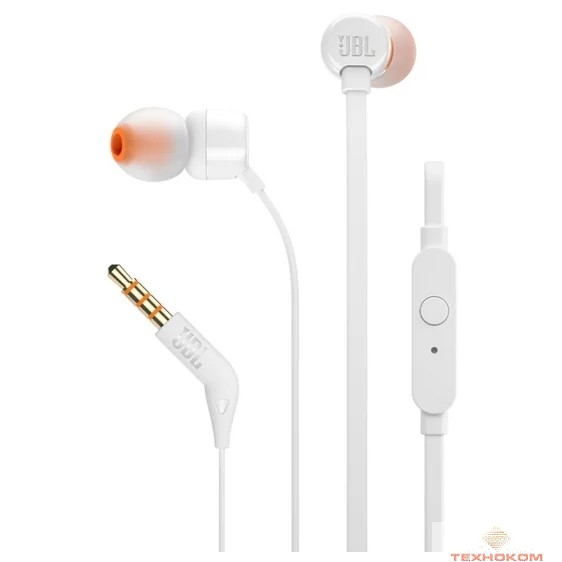 JBL T110 WHT 1.2м белый проводные