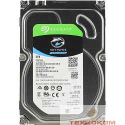 3TB Seagate Skyhawk (ST3000VX010) {Serial ATA III, 5900 rpm, 64mb, для видеонаблюдения}