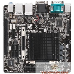 Gigabyte GA-J3455N-D3H RTL {Celeron J3455, 2*DDR3, SATA 6Gb/s, ALC887 8ch, 2*GLAN, USB3.1, D-SUB + HDMI, Mini-ITX}