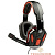 Гарнитура HGK-17 Dialog компьютерная, игровая {с регулятором громкости} черно-красная