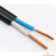ККЗ Кабель ВВГ-Пнг(А) 2x6,0 ок(N) ГОСТ (бухта 100 м)
