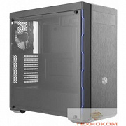 Cooler Master MasterBox MB600L[MCB-B600L-KA5N-S01] w/ODD, 2xUSB3.0, 1x120Fan, w/o PSU, Black, w/Blue Trims