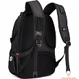 Рюкзак SUMDEX PJN-302 BK нейлон, черная, до 16"