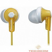 Panasonic RP-HJE 118 GUY вкладыши канальные, желтые