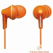 Panasonic RP-HJE125E-D вкладыши канальные, оранжевые