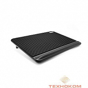 CROWN  Подставка для ноутбука CMLC-1101 black (17") ( Два тихих кулера 160мм, размер 380*280*36мм)